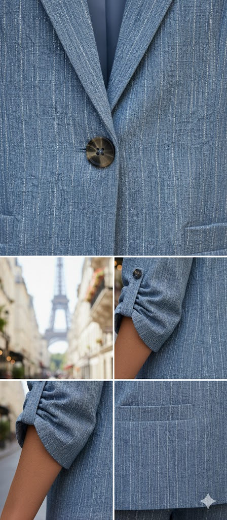 pantalon Azur Scintillant